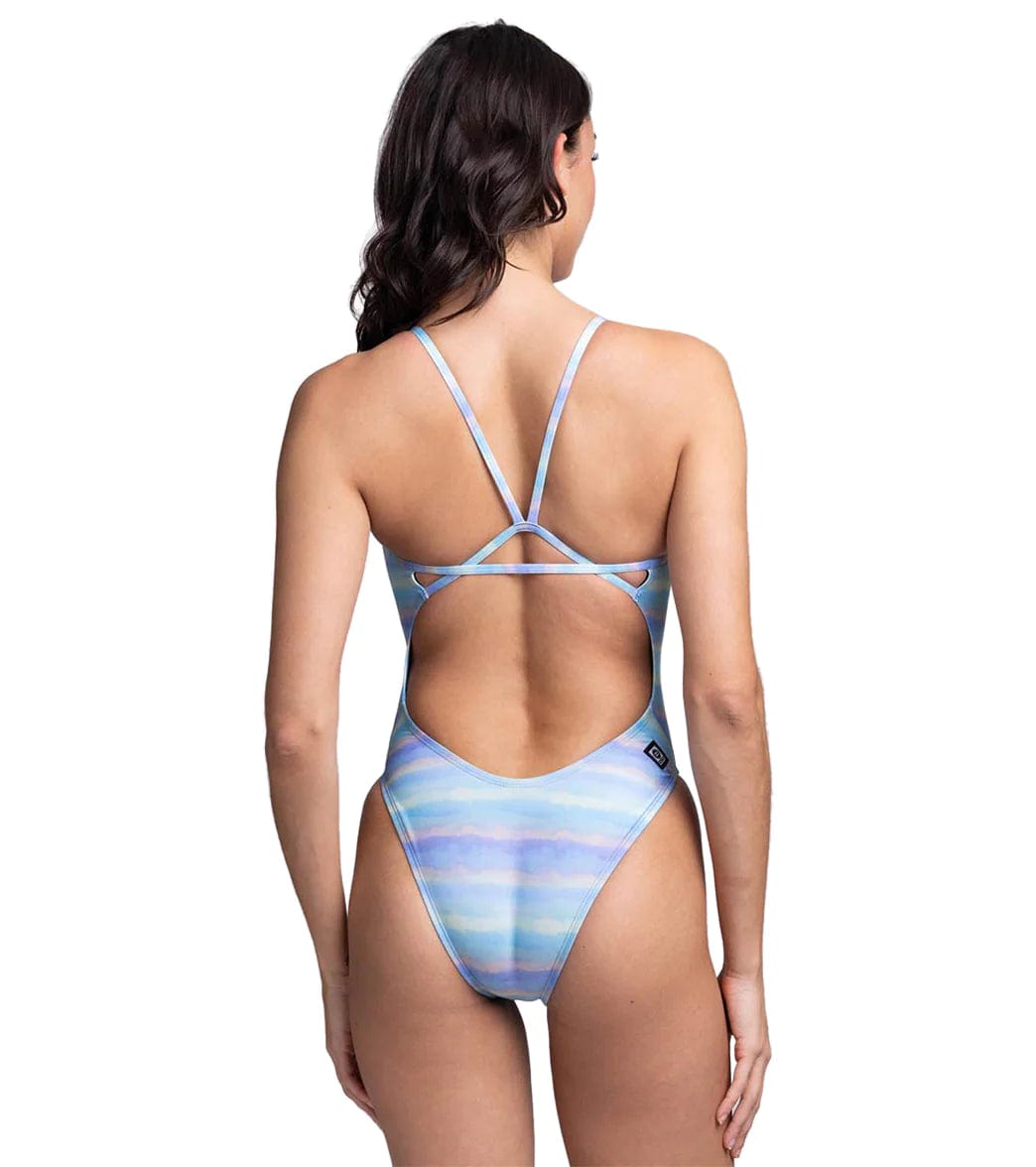 Perry Swim Onesie - Pearl Beach