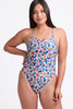 Perry Swim Onesie - Lilies - Lilies / 26
