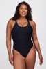 Betty Swim Onesie - Black - Black / 28