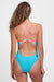 Perry Swim Onesie - Hawaii Blue Contrast