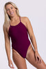 Jackson Swim Onesie - Cabernet - 26 / Cabernet