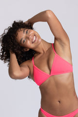Triangle Bikini Top - Hot Pink