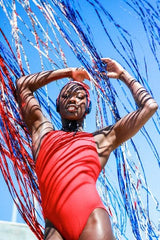 Oblek na vodní pólo Fairlie - červený