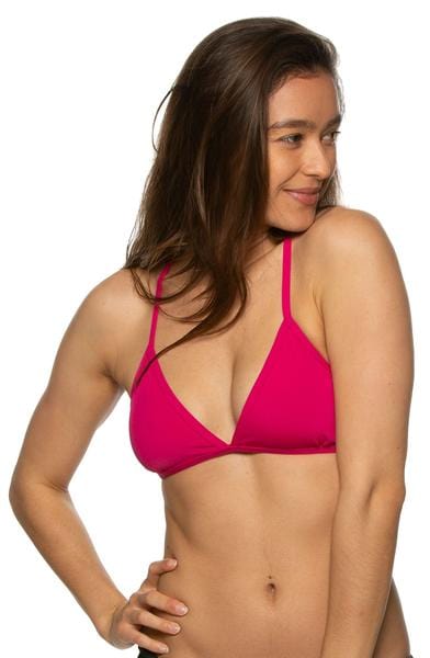 Triangle Bikini Top - Dragon Fruit